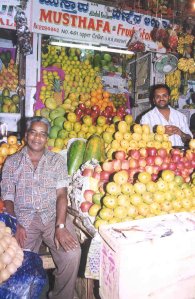 Obststand auf dem City Market