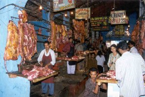 Rindfleischverkauf beim Russel Market